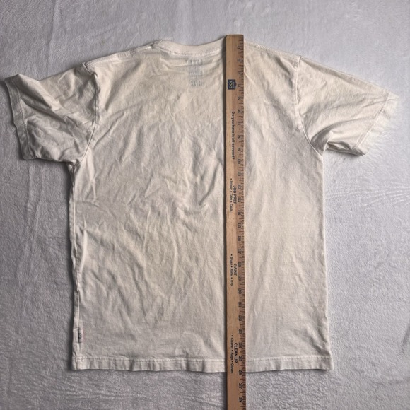 Uniqlo Marvel Comics Jason Polan Beige Short Sleeve Shirt Men's Medium - Picture 8 of 8